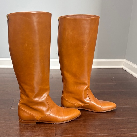 Doen Illaria Leather Riding Boots in whiskey, size 40.5 (fits size 9) - Picture 6 of 16
